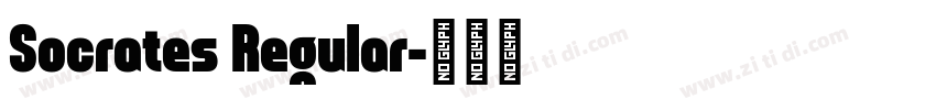 Socrates Regular字体转换